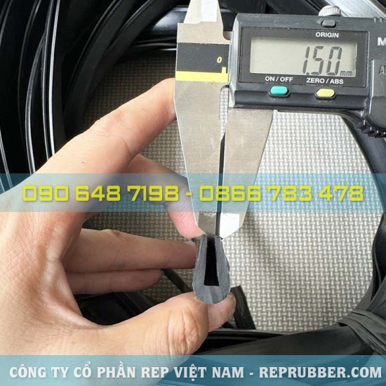 Gioăng cao su EPDM chữ U 11x20x3 Gioăng cao su EPDM chữ U 11x20x3