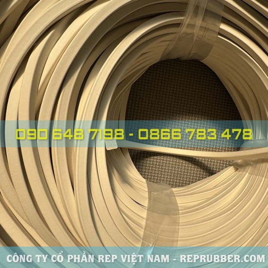 Gioăng cao su xốp EPDM vuông 6x6 Gioăng cao su xốp EPDM vuông 6x6