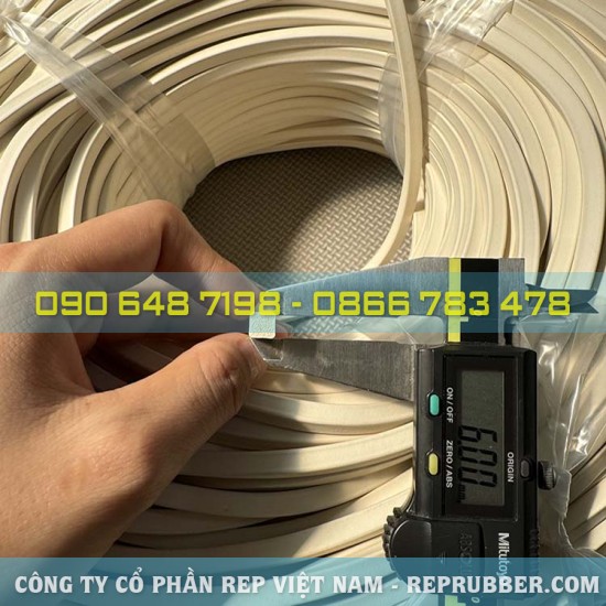 Gioăng cao su xốp EPDM vuông 6x6 Gioăng cao su xốp EPDM vuông 6x6