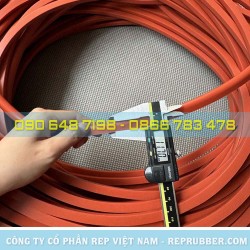Vòng đệm silicon đỏ chữ D 10.5x11.7xL134cm Vòng đệm silicon đỏ chữ D 10.5x11.7xL134cm