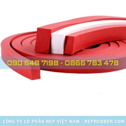 Gioăng silicon xốp hình chữ nhật Gioăng silicon xốp hình chữ nhật