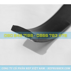 Gioăng cao su xốp tiết diện chữ nhật Gioăng cao su xốp tiết diện chữ nhật