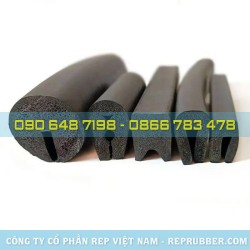 Gioăng cao su xốp chữ U Gioăng cao su xốp chữ U