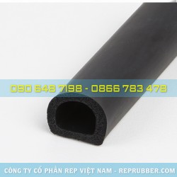 Gioăng cao su xốp chữ D Gioăng cao su xốp chữ D