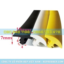 Gioăng cao su silicon vàng chữ T Gioăng cao su silicon vàng chữ T