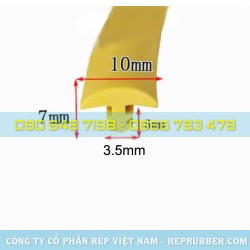 Gioăng cao su silicon vàng chữ T Gioăng cao su silicon vàng chữ T