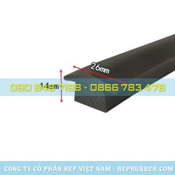 Gioăng cao su xốp đàn hồi chữ T Gioăng cao su xốp đàn hồi chữ T