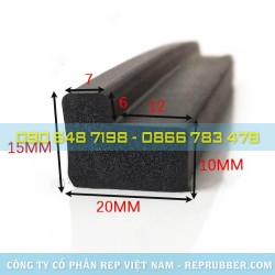 Gioăng cao su xốp EPDM chữ L Gioăng cao su xốp EPDM chữ L