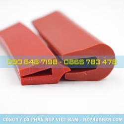 Gioăng cao su đỏ chữ U Gioăng cao su đỏ chữ U