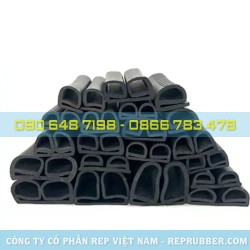 Gia công gioăng cao su xốp EPDM chữ E, chữ B Gia công gioăng cao su xốp EPDM chữ E, chữ B