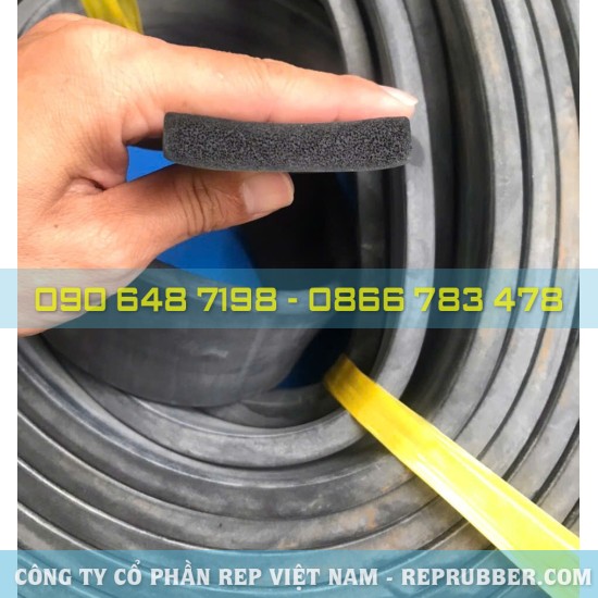 Gioăng cao su xốp chữ nhật 10x40