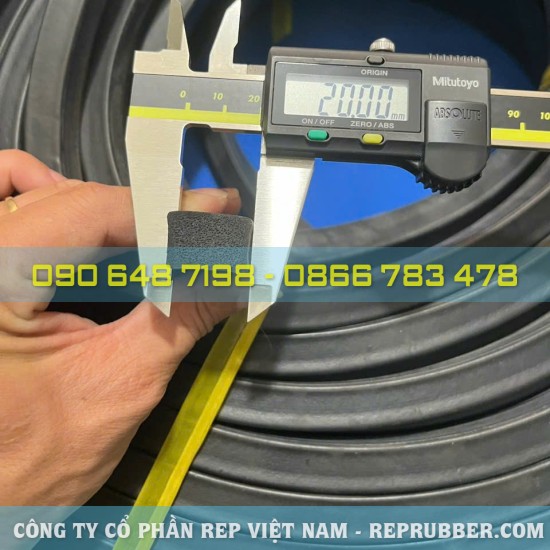 Gioăng cao su xốp chữ nhật 15x20