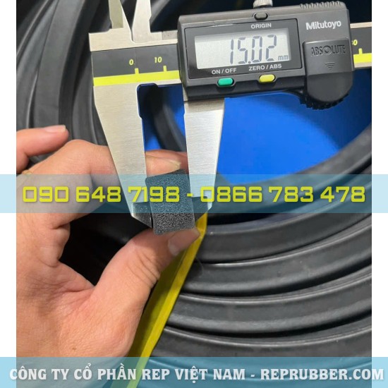 Gioăng cao su xốp chữ nhật 15x20