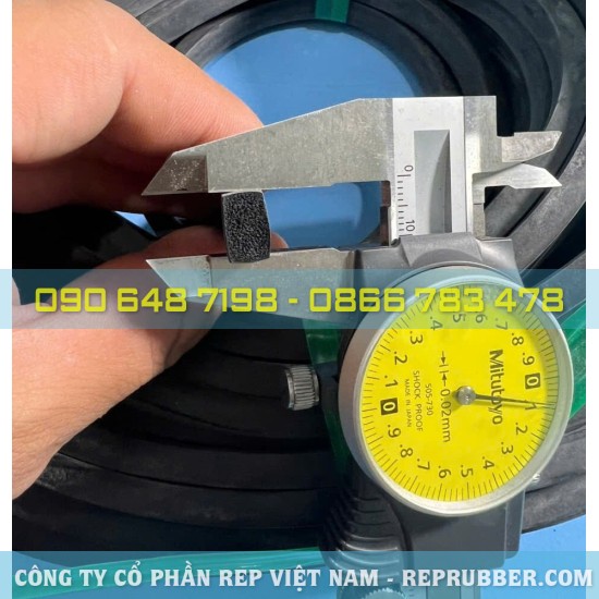 Gioăng cao su xốp chữ nhật 6x10