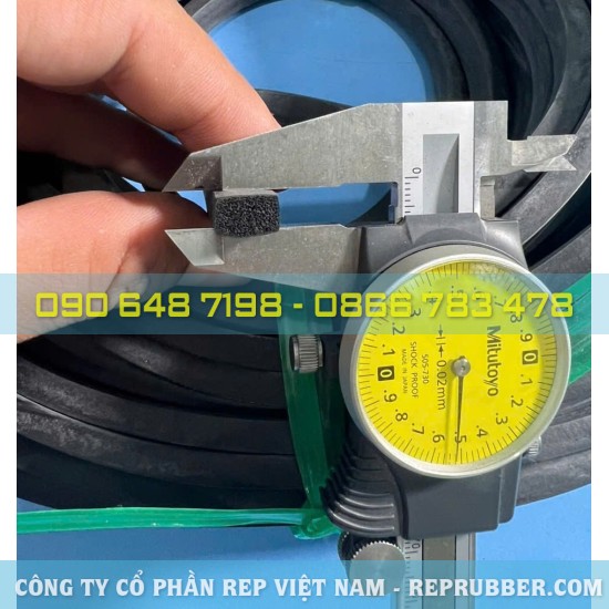 Gioăng cao su xốp chữ nhật 6x10