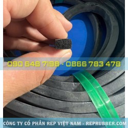 Gioăng cao su xốp chữ nhật 6x10 Gioăng cao su xốp chữ nhật 6x10
