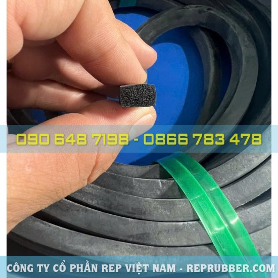 Gioăng cao su xốp chữ nhật 6x10