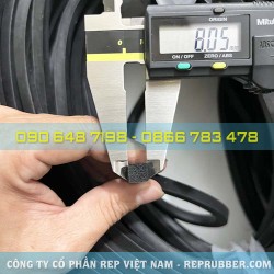 Gioăng cao su xốp vuông 8x8 Gioăng cao su xốp vuông 8x8
