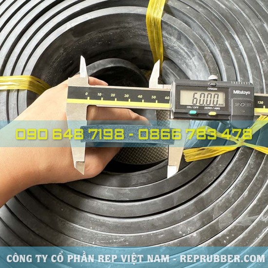 Gioăng cao su xốp chữ nhật 10x60