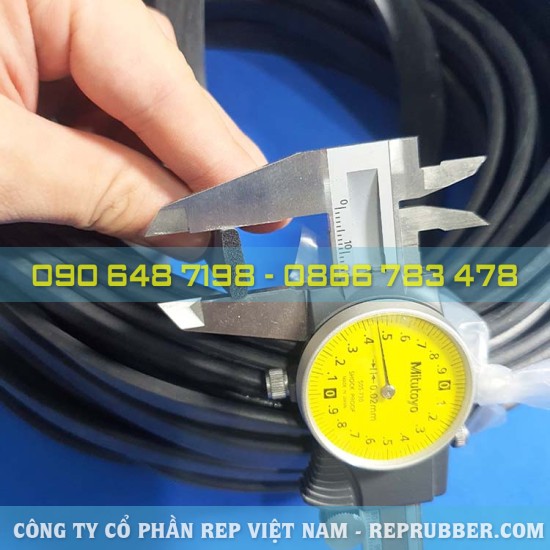 Gioăng cao su xốp chữ nhật 4x16.5
