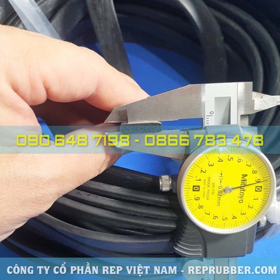 Gioăng cao su xốp chữ nhật 4x16.5
