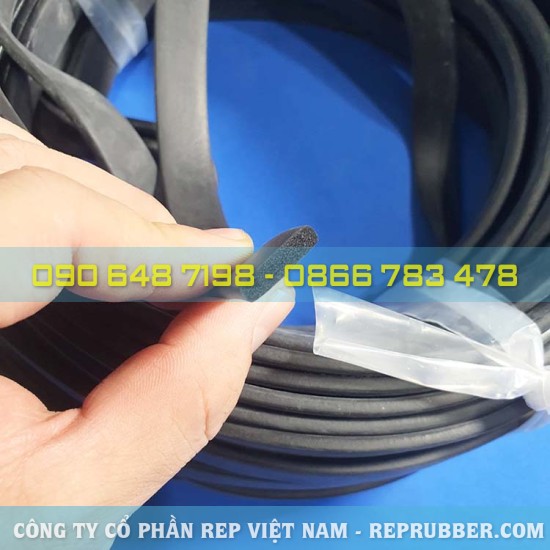 Gioăng cao su xốp chữ nhật 4x16.5