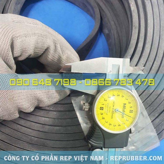 Gioăng cao su xốp chữ nhật 6x15