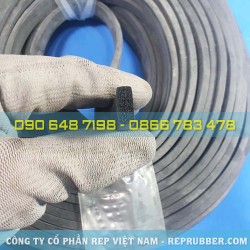 Gioăng cao su xốp chữ nhật 6x15 Gioăng cao su xốp chữ nhật 6x15