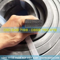 Gioăng cao su xốp chữ nhật 20x40 Gioăng cao su xốp chữ nhật 20x40