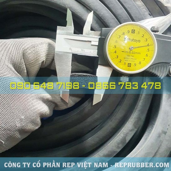 Gioăng cao su xốp chữ nhật 10x20