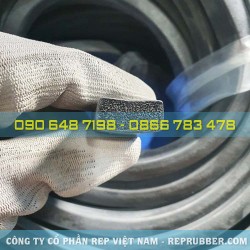 Gioăng cao su xốp chữ nhật 10x20 Gioăng cao su xốp chữ nhật 10x20