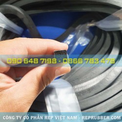 Gioăng cao su xốp vuông 10x10 Gioăng cao su xốp vuông 10x10
