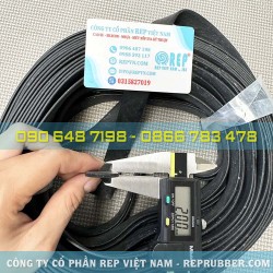 Gioăng cao su xốp chữ nhật 2x20 Gioăng cao su xốp chữ nhật 2x20