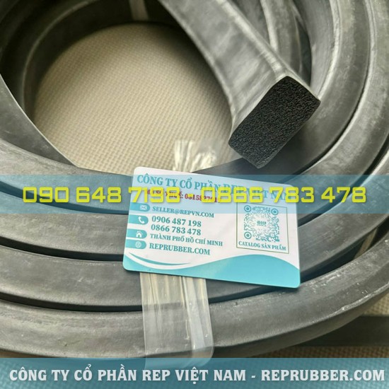 Gioăng cao su xốp chữ nhật 25x45