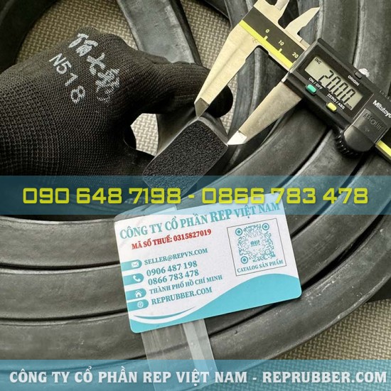 Gioăng cao su xốp đàn hồi 20x40
