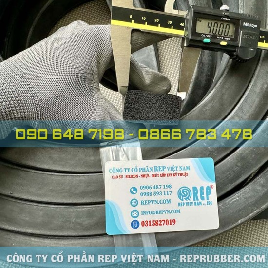 Gioăng cao su xốp đàn hồi 20x40