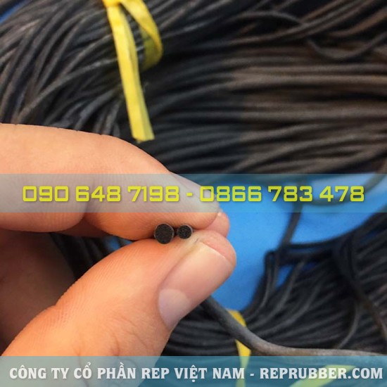 Gioăng cao su xốp phi 2