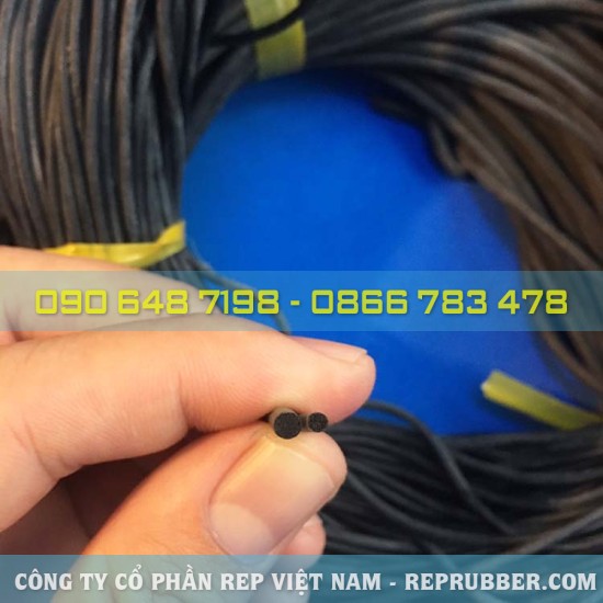 Gioăng cao su xốp phi 2