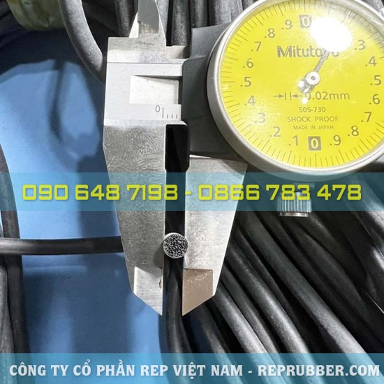 Gioăng cao su xốp phi 4,5