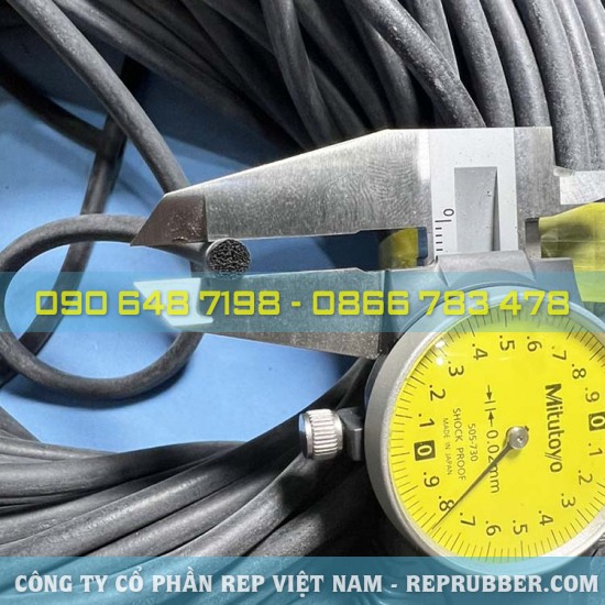 Gioăng cao su xốp phi 5