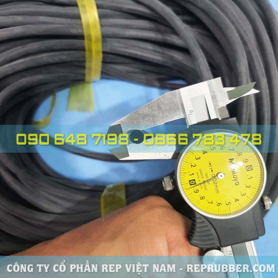 Gioăng cao su xốp phi 6
