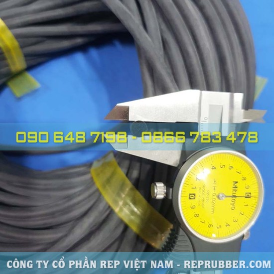 Gioăng cao su xốp phi 6