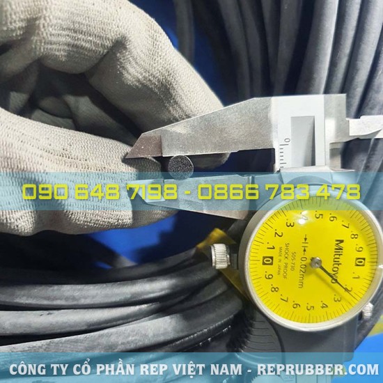 Gioăng cao su xốp phi 6,5