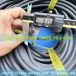 Gioăng cao su xốp phi 8 Gioăng cao su xốp phi 8