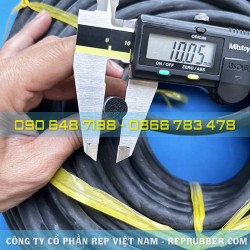 Gioăng cao su xốp phi 10 Gioăng cao su xốp phi 10