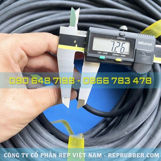 Gioăng cao su xốp tròn đàn hồi