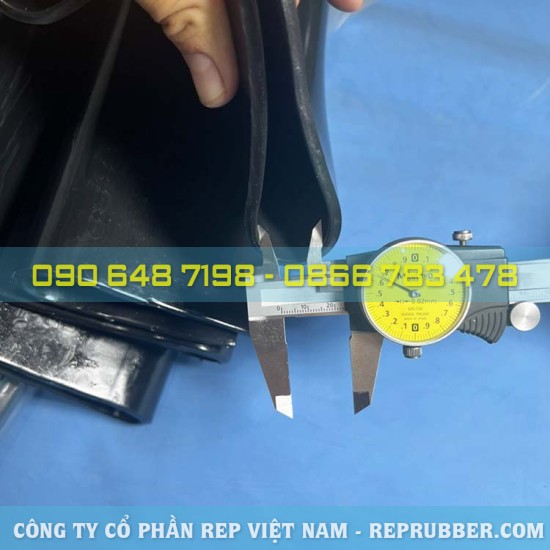 Gioăng cao su EPDM chữ U 100x50x2, khe 40mm