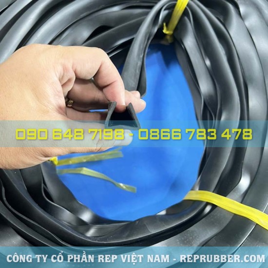Gioăng cao su EPDM chữ U 24x20x2, khe 20mm