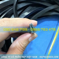 Gioăng cao su EPDM chữ U 5x10x1.5, khe 2mm Gioăng cao su EPDM chữ U 5x10x1.5, khe 2mm