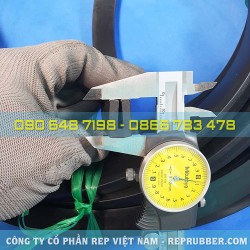 Gioăng cao su EPDM chữ U 20x13x5, khe 3mm Gioăng cao su EPDM chữ U 20x13x5, khe 3mm